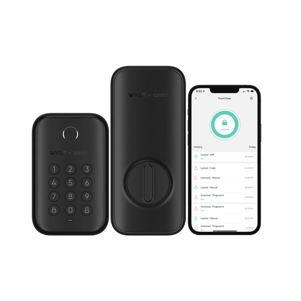 Умный беспроводной замок со сканером отпечатка пальца. Wyze Lock Bolt